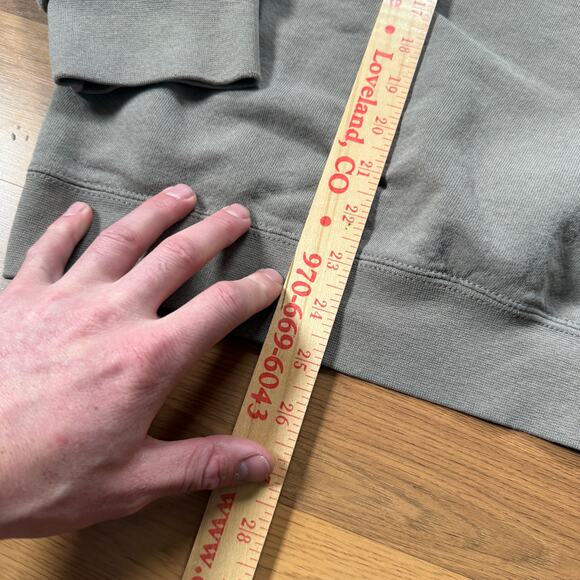 Men's Vintage Nike Clay Brown Essential Fleece Crewneck Pullover Sweatshirt Sz M - Picture 2 of 7